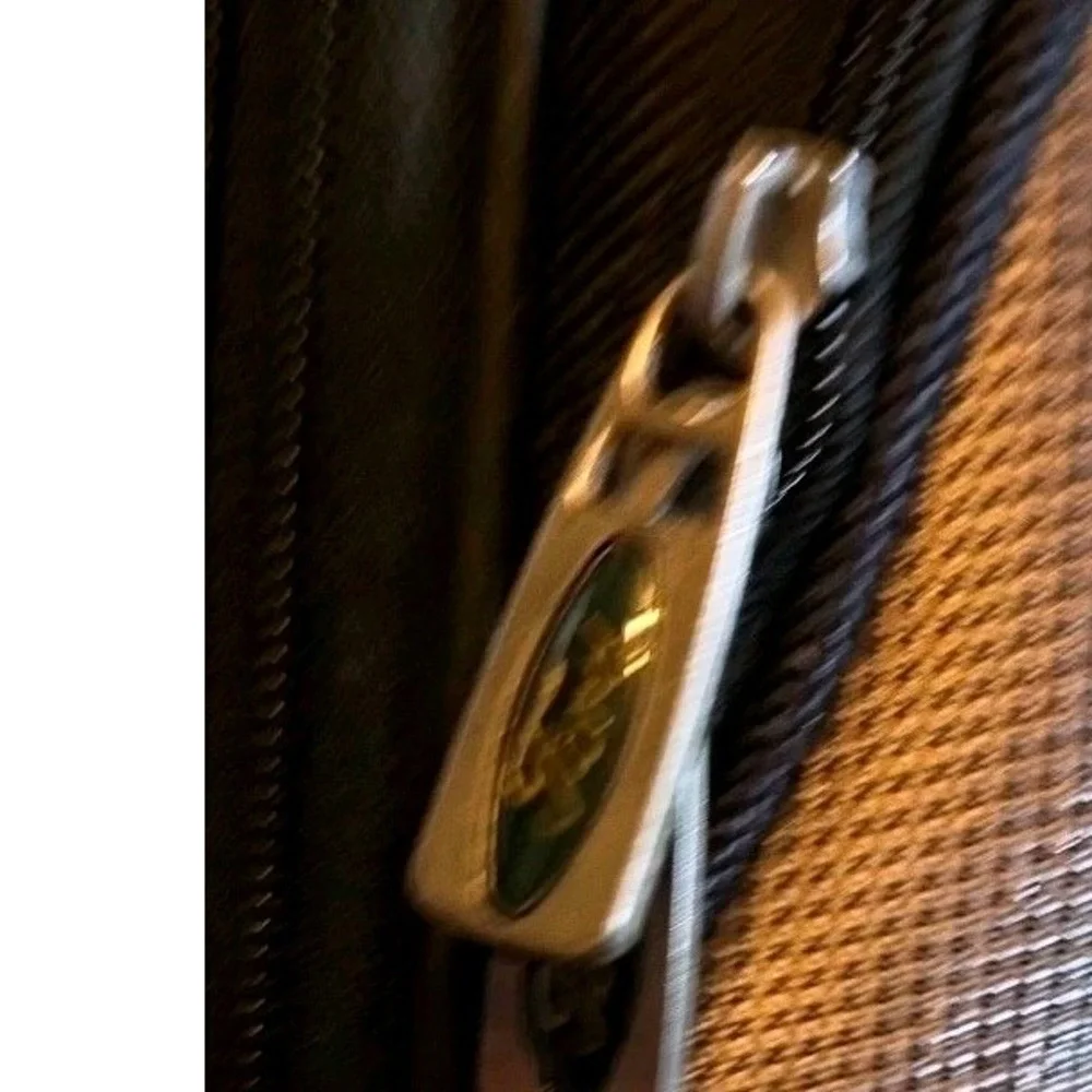 Ford Rolling Luggage Suitcase Medium Black Grey Spinner All Over Ford Branding